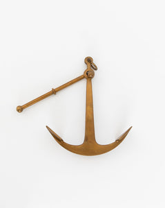 Brass Anchor Paperweight