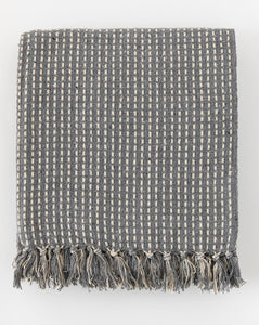 Broken Weave Cotton Throw