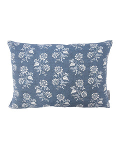 Camille Navy Floral Pillow Cover