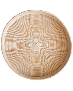 Cane Rattan Round Tray