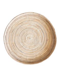 Cane Rattan Round Tray