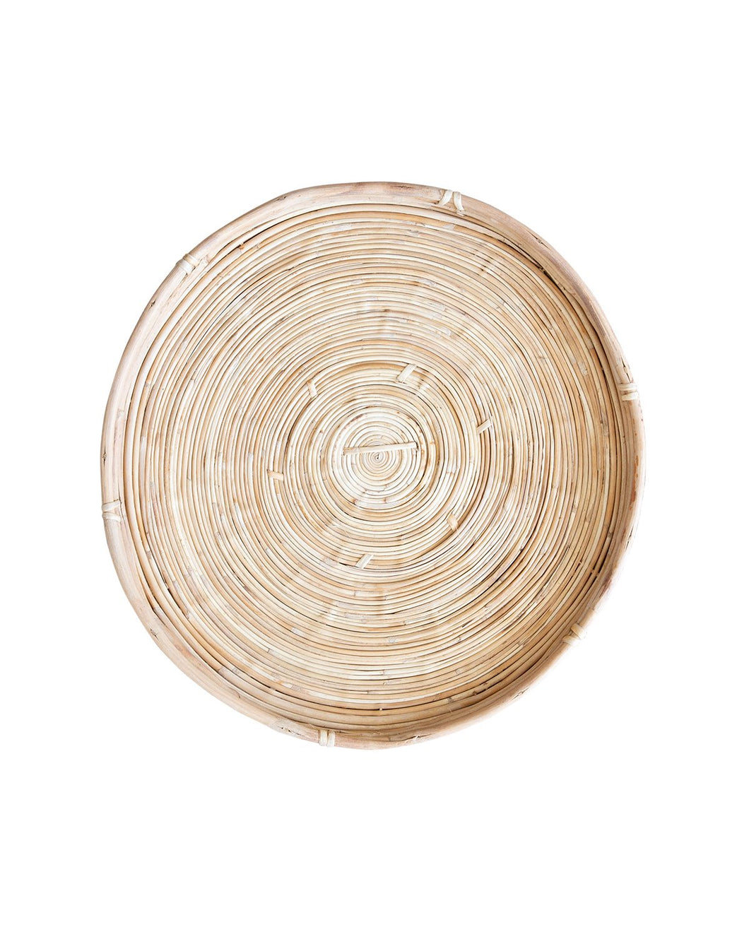 Cane Rattan Round Tray