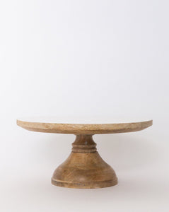 Crafted Wood Cake Stand