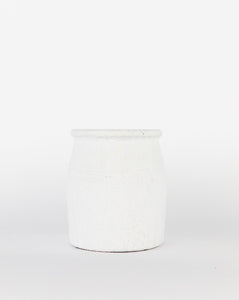 Distressed Chalk Glaze Crock