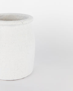 Distressed Chalk Glaze Crock