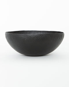 Embossed Black Bowl
