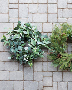 Faux Mixed Eucalyptus Wreath