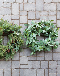 Faux Seeded Eucalyptus Wreath