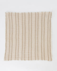 Fringed Taupe Cotton Napkins (Set of 4)