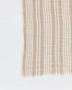 Fringed Taupe Cotton Napkins (Set of 4)