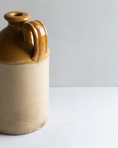 Glazed Handled Crock