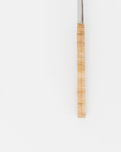 Load image into Gallery viewer, Hammered Metal &amp; Rattan Serving Set
