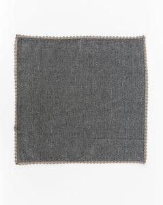 Lace Trimmed Cotton Napkins (Set of 4)