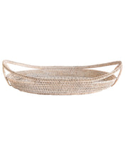 Load image into Gallery viewer, Lace Woven Rattan Tray
