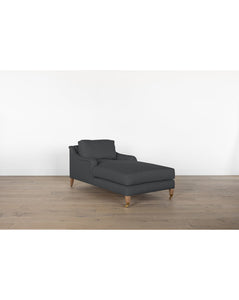 Lucille English Roll Arm Chaise Lounge