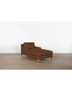 Lucille English Roll Arm Chaise Lounge
