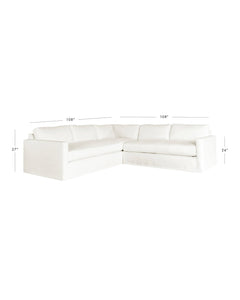 Macy Slipcover Sectional