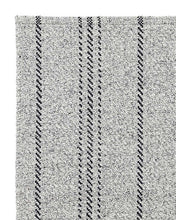 Load image into Gallery viewer, Melange Black Stripe Indoor / Outdoor Rug Swatch
