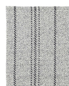 Melange Black Stripe Indoor / Outdoor Rug Swatch