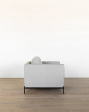 Load image into Gallery viewer, Morrison Metal Base Leather Chair
